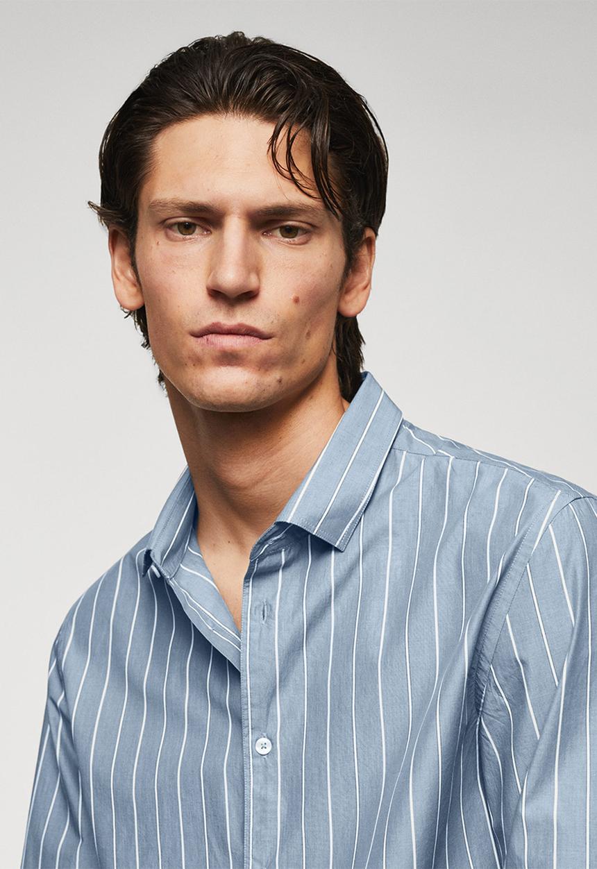 MANGO - Shirt sorgues - blue 