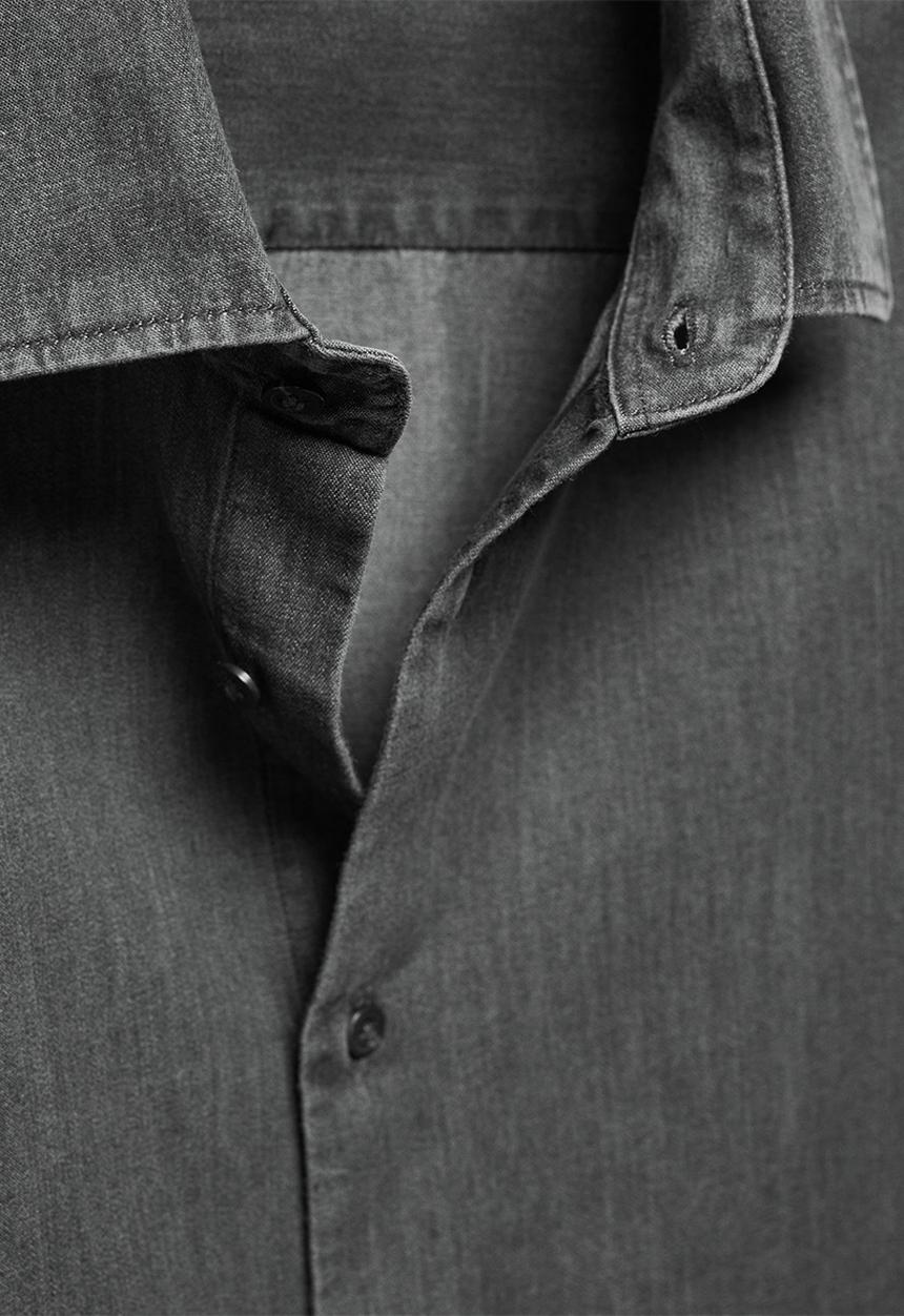 MANGO - Shirt chambre - open gray 