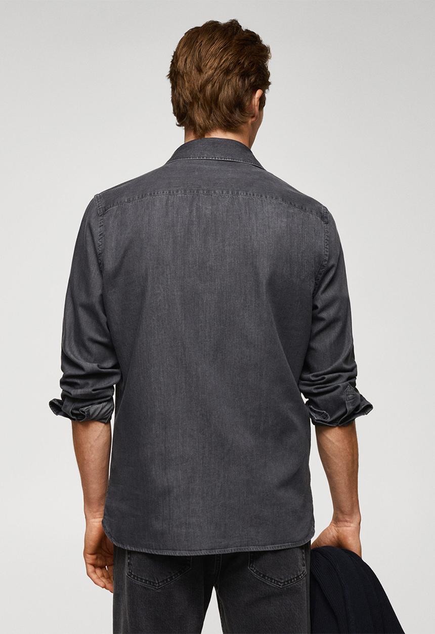 MANGO - Shirt chambre - open gray 