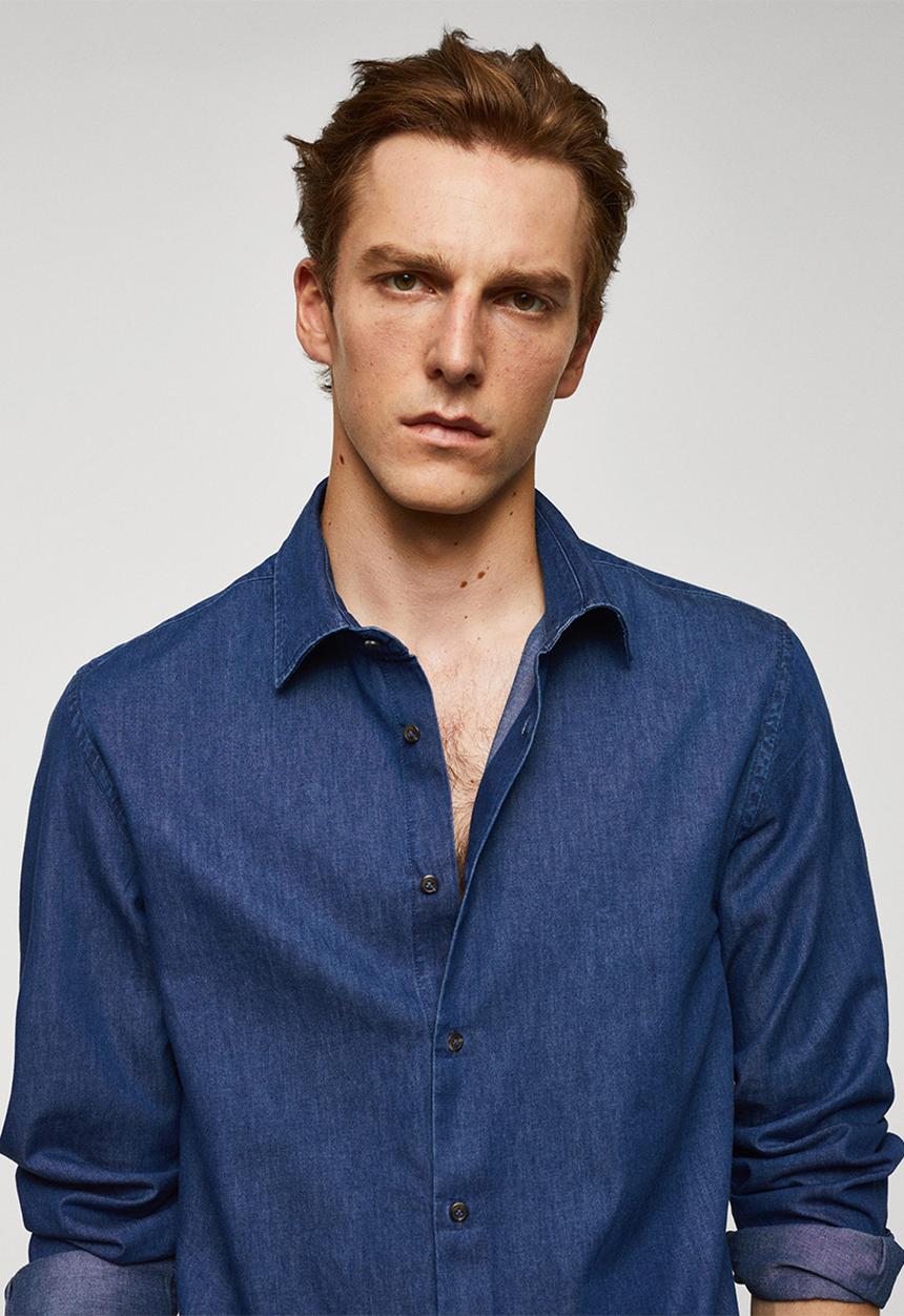 MANGO - Shirt chambre - blue 