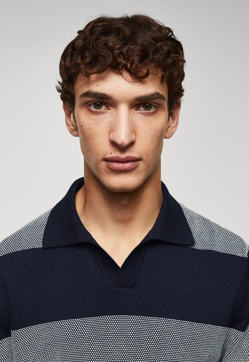 MANGO - Polo shirt fausto - navy 