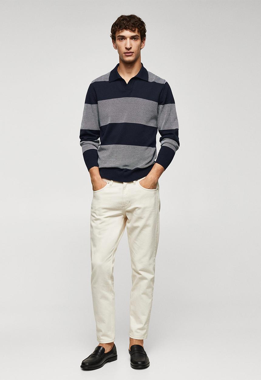 MANGO - Polo shirt fausto - navy 