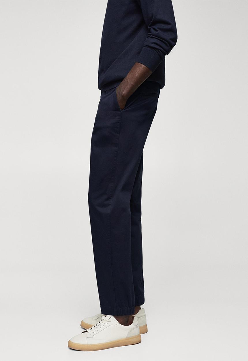 MANGO - Trousers marte - navy 