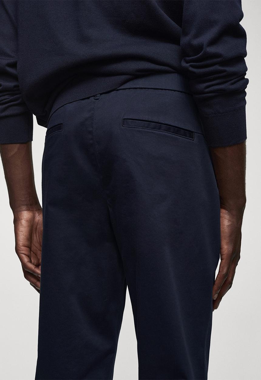 MANGO - Trousers marte - navy 