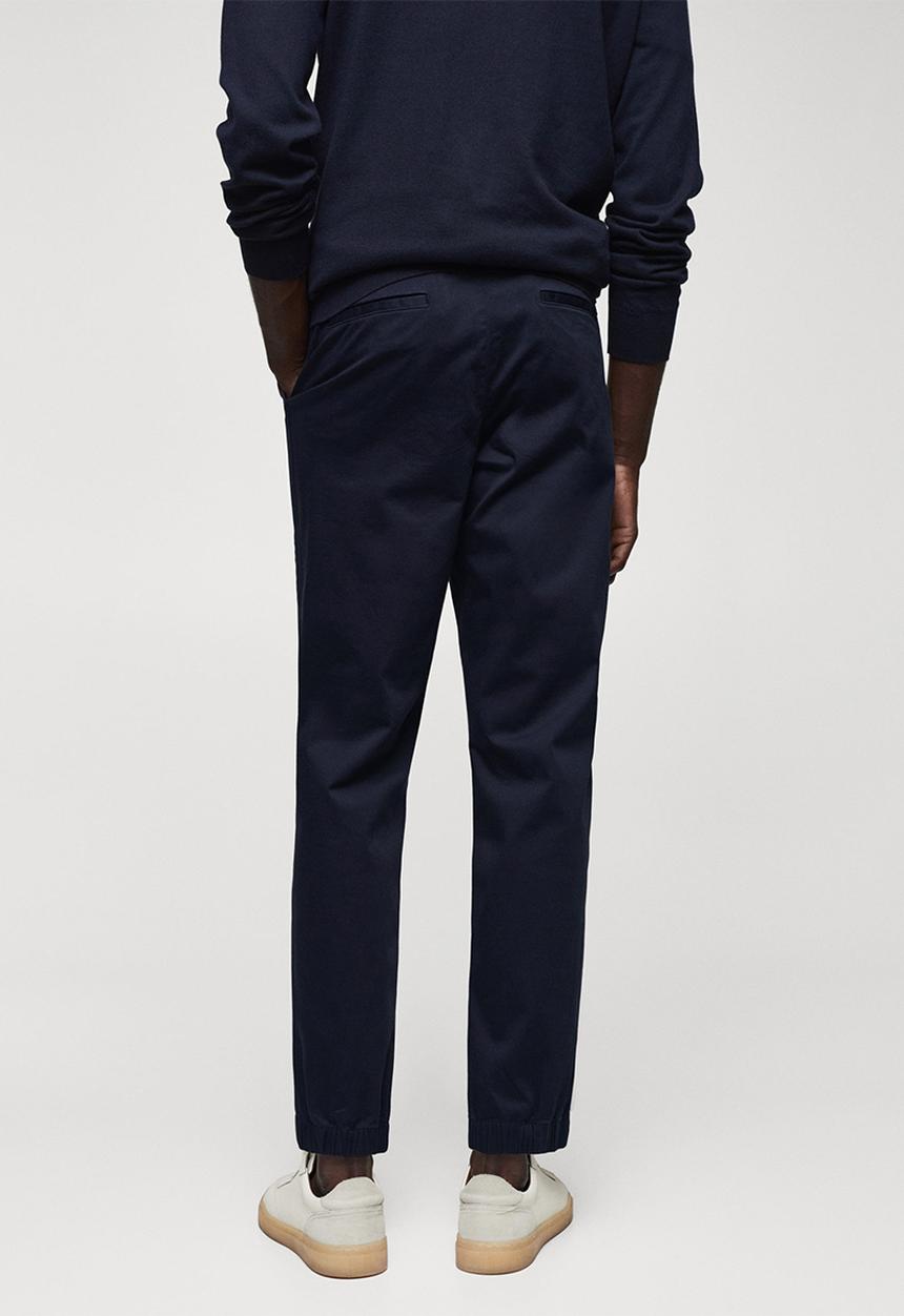 MANGO - Trousers marte - navy 