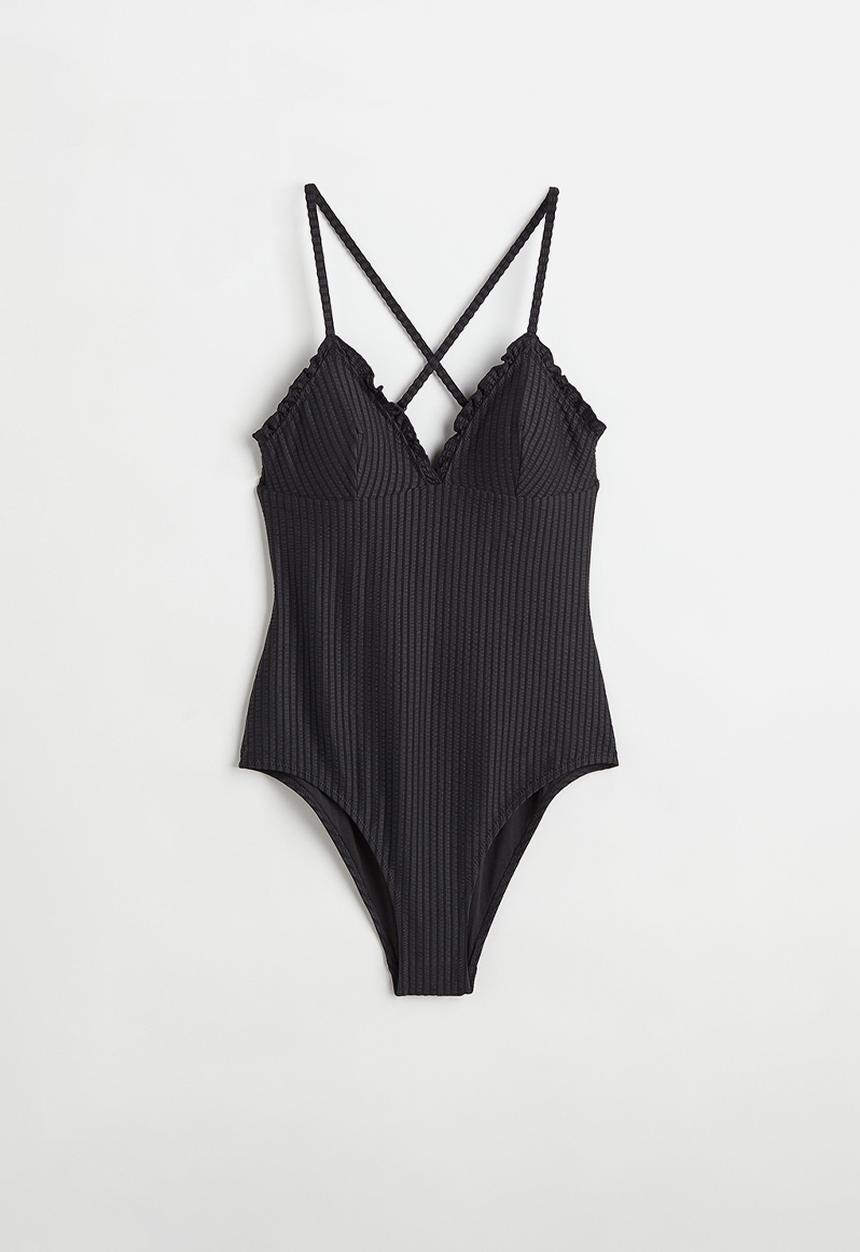 H&M - Padded-cup swimsuit - black