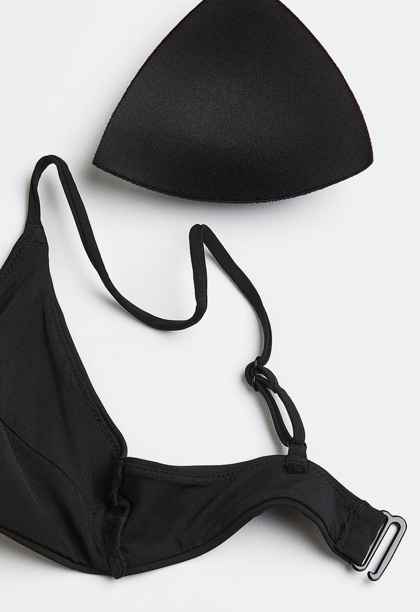 H&M - Padded bikini top - black