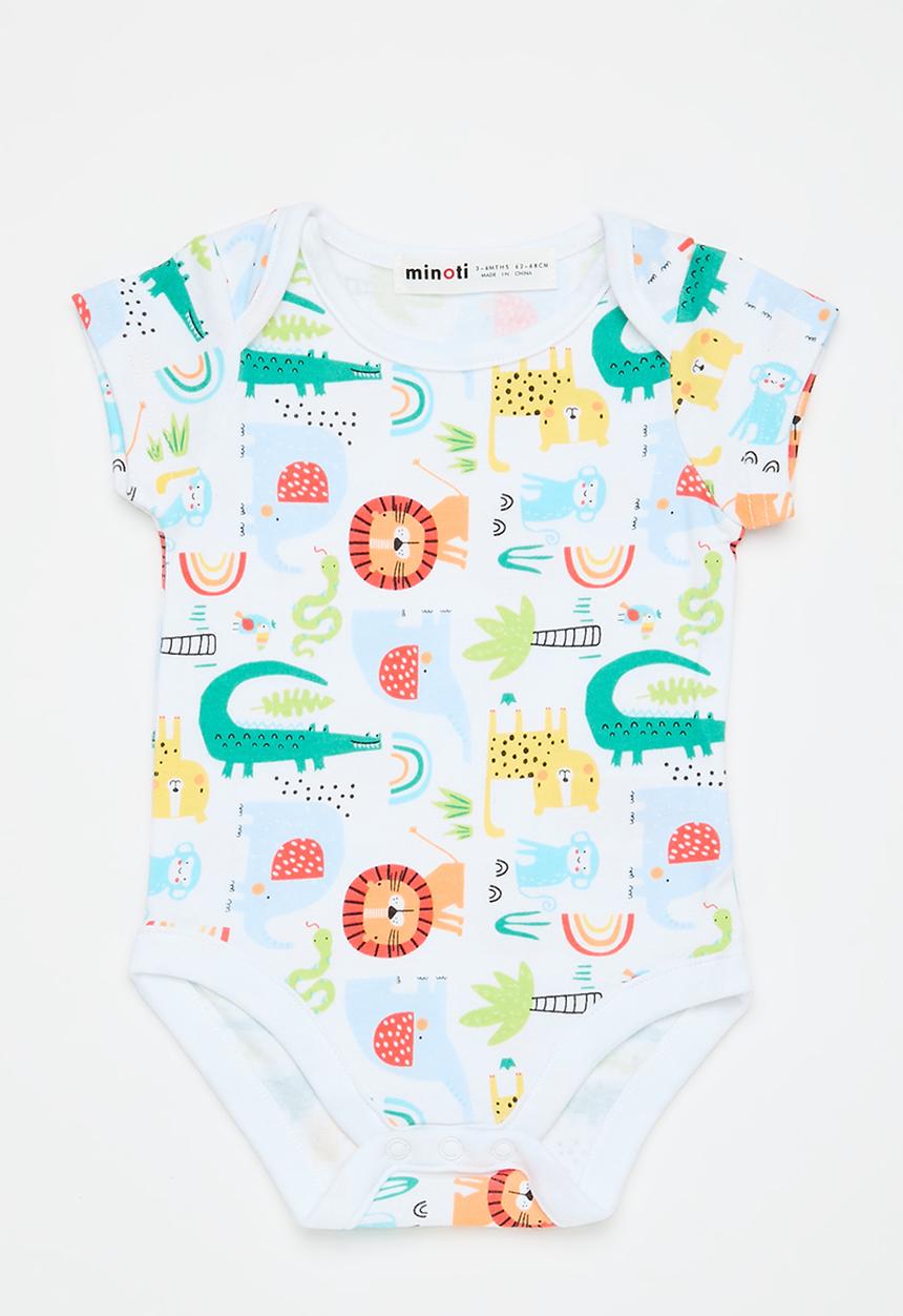 MINOTI - 2 Pack bodysuit - white