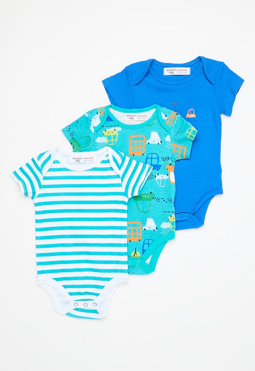 MINOTI - 3 Pack bodysuits - multi