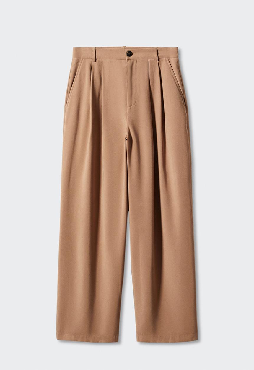 MANGO - Trousers fiby - light beige
