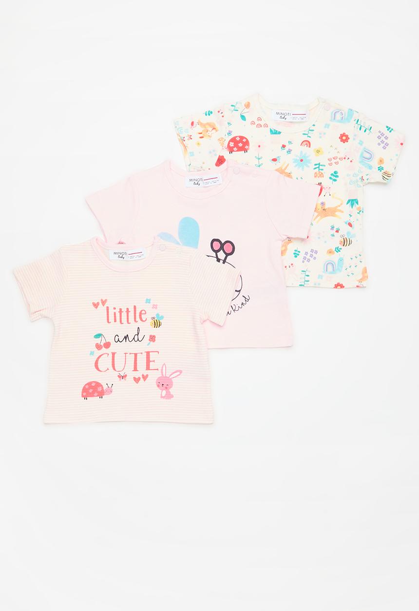 MINOTI - 3 Pack T-shirts - multi