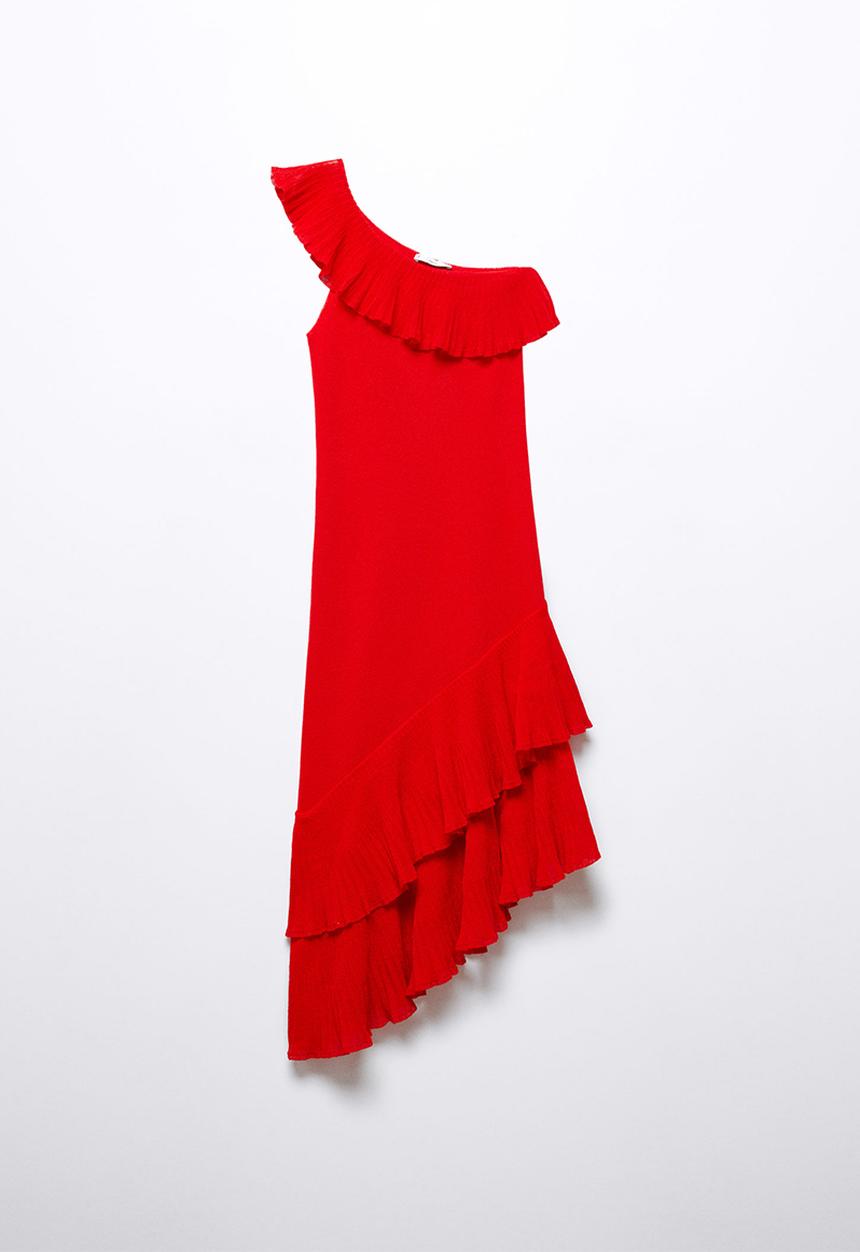 MANGO - Dress oley - red