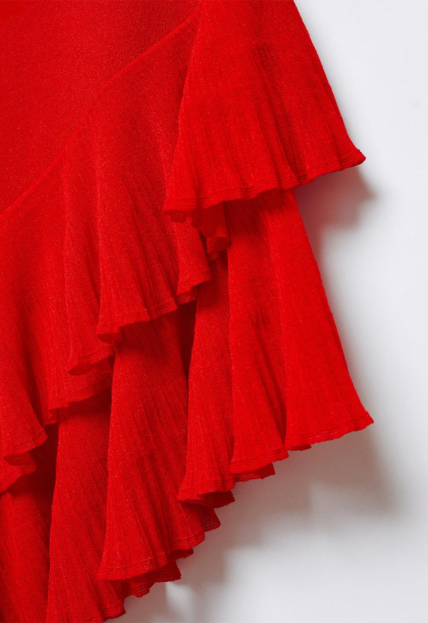 MANGO - Dress oley - red
