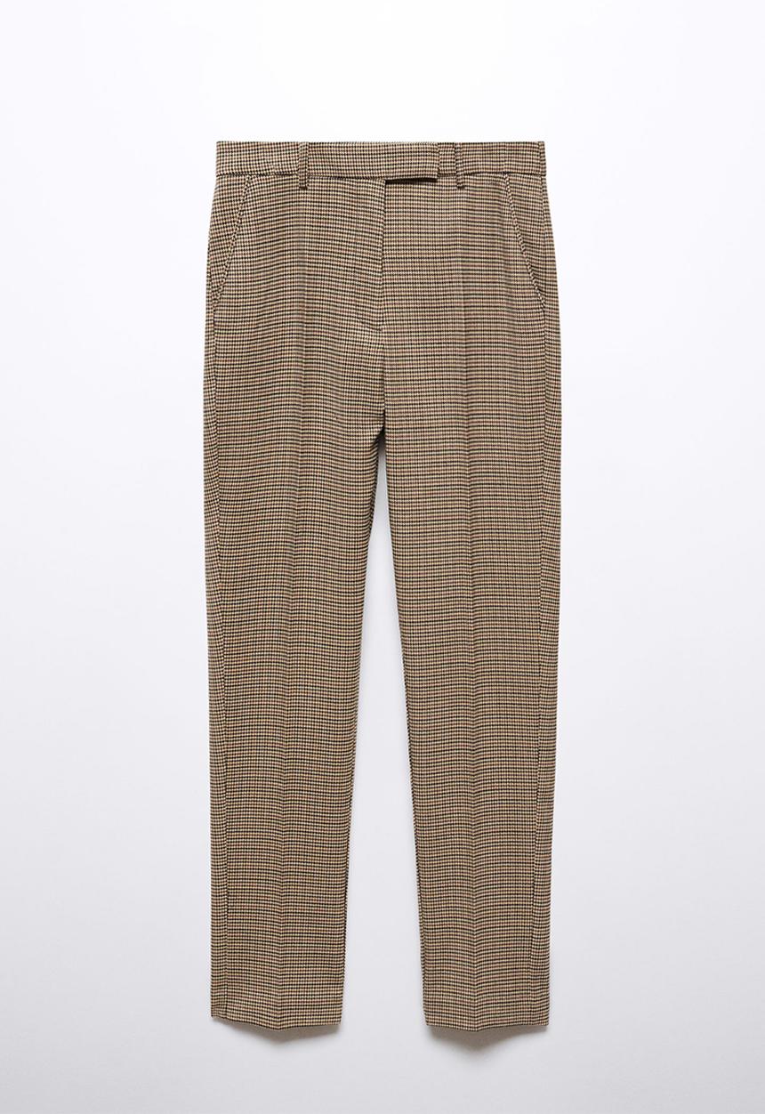 MANGO - Trousers warm - green