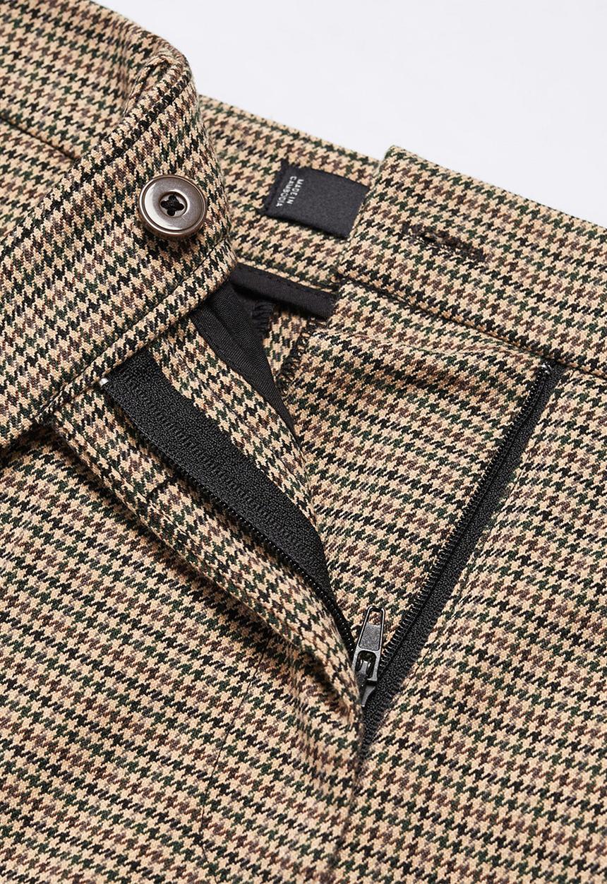 MANGO - Trousers warm - green