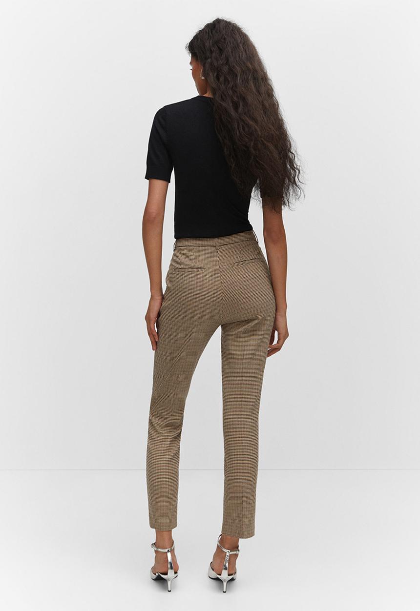 MANGO - Trousers warm - green