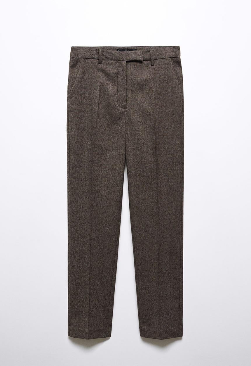MANGO - Trousers warm - grey