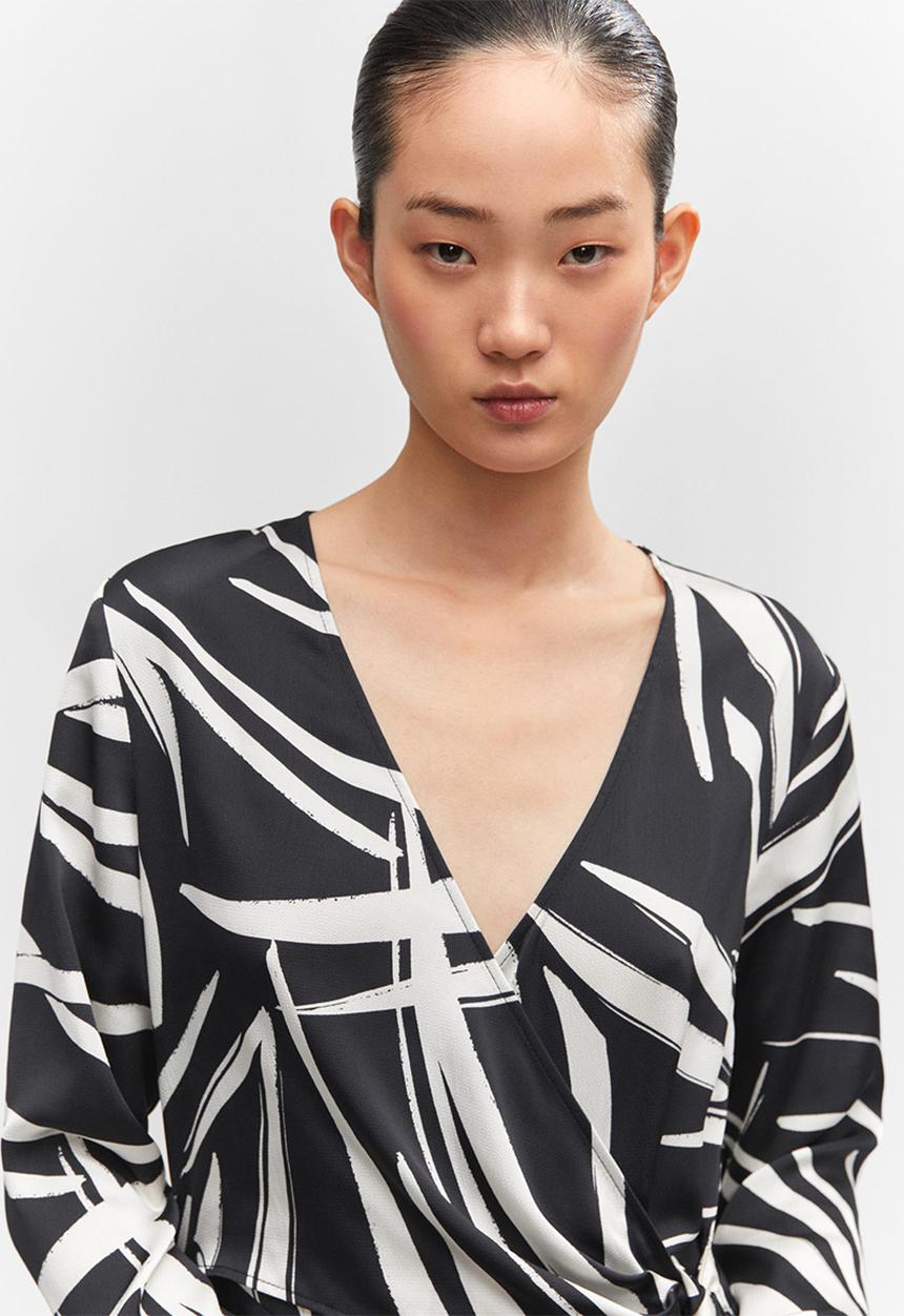 MANGO - One-piece suit delfina - black