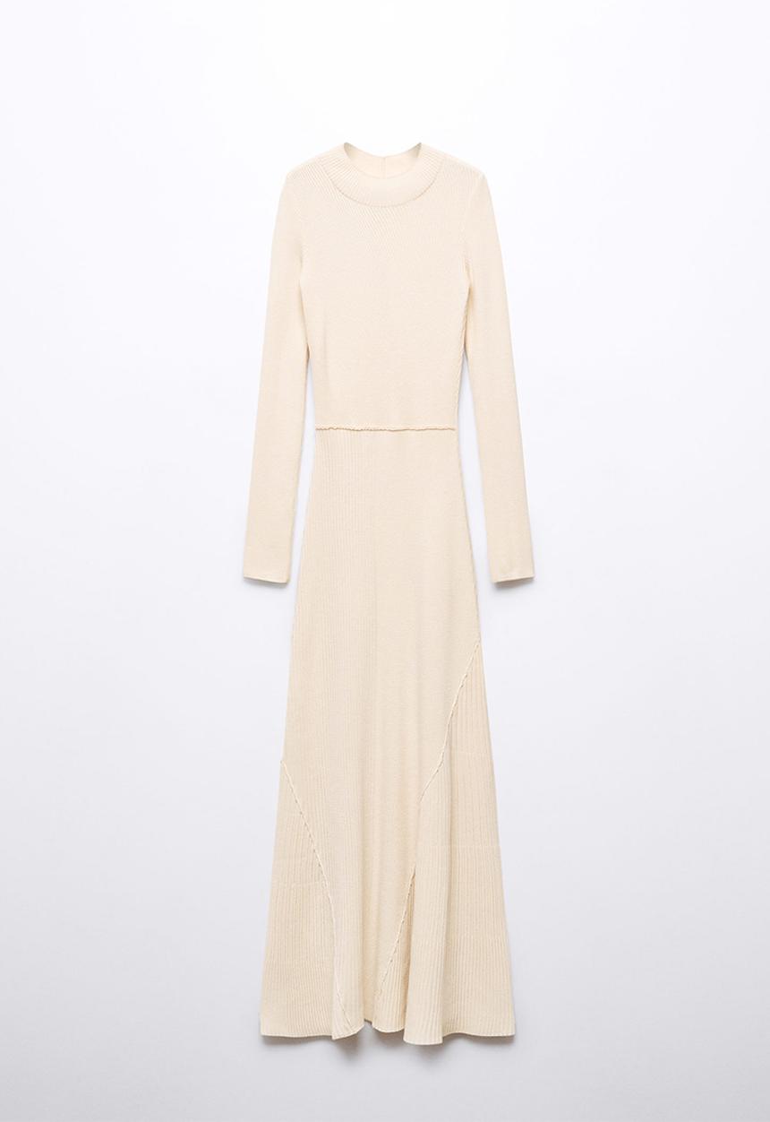 MANGO - Dress fredi - light beige