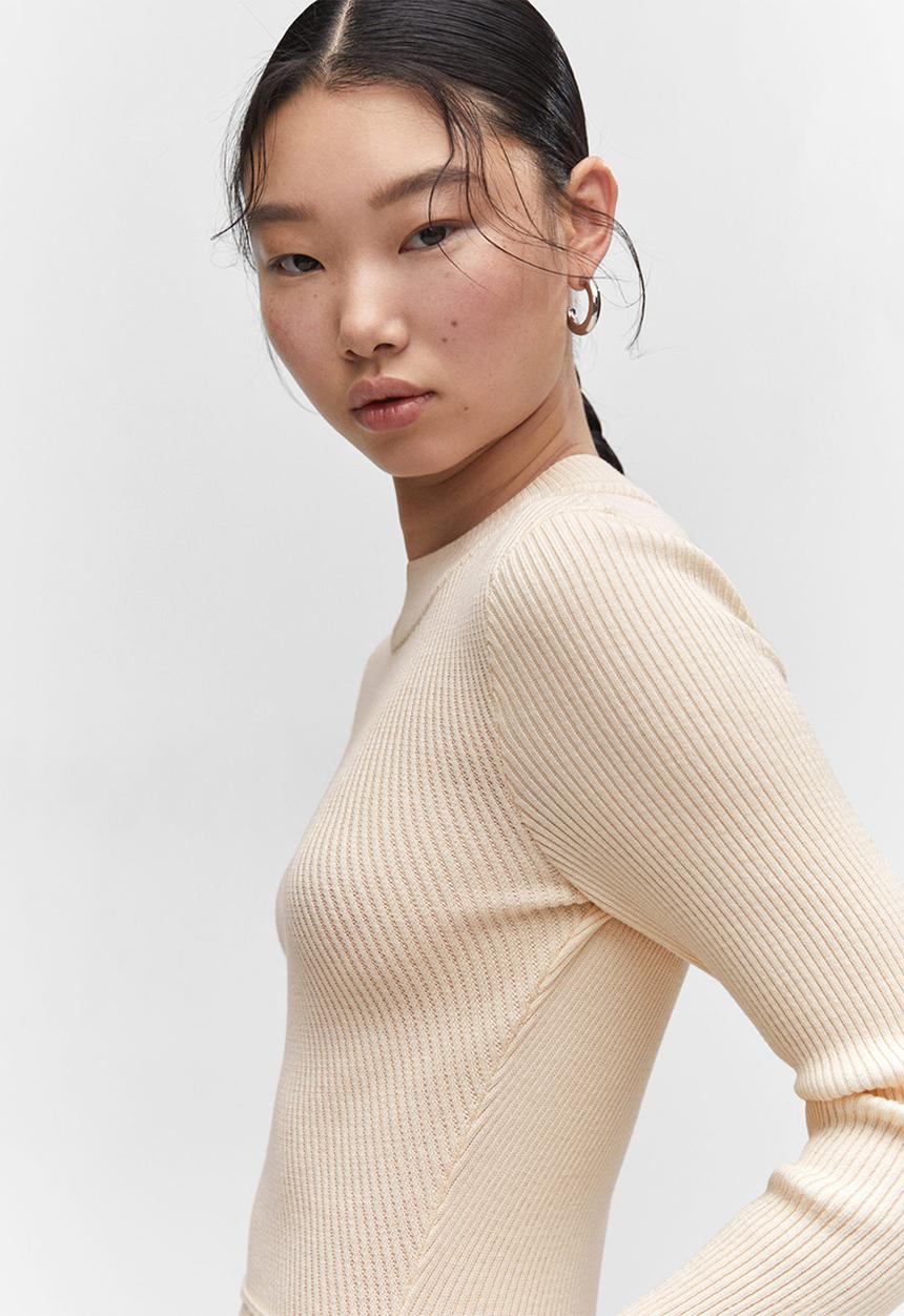 MANGO - Dress fredi - light beige