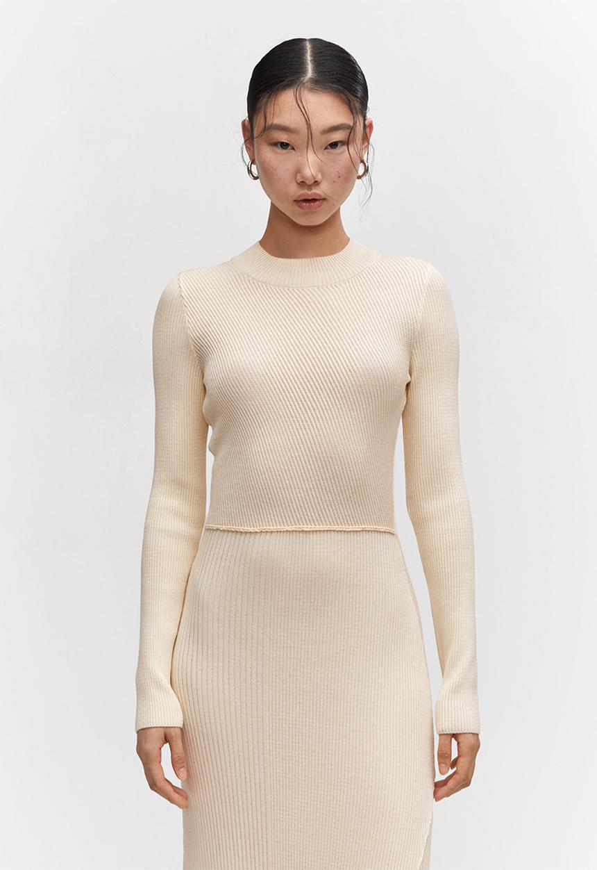 MANGO - Dress fredi - light beige
