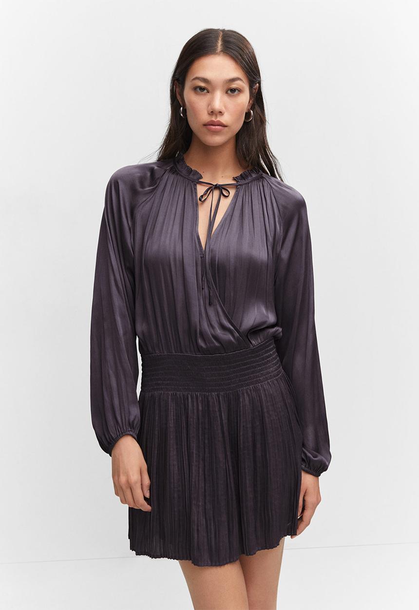 MANGO - Dress romy - charcoal
