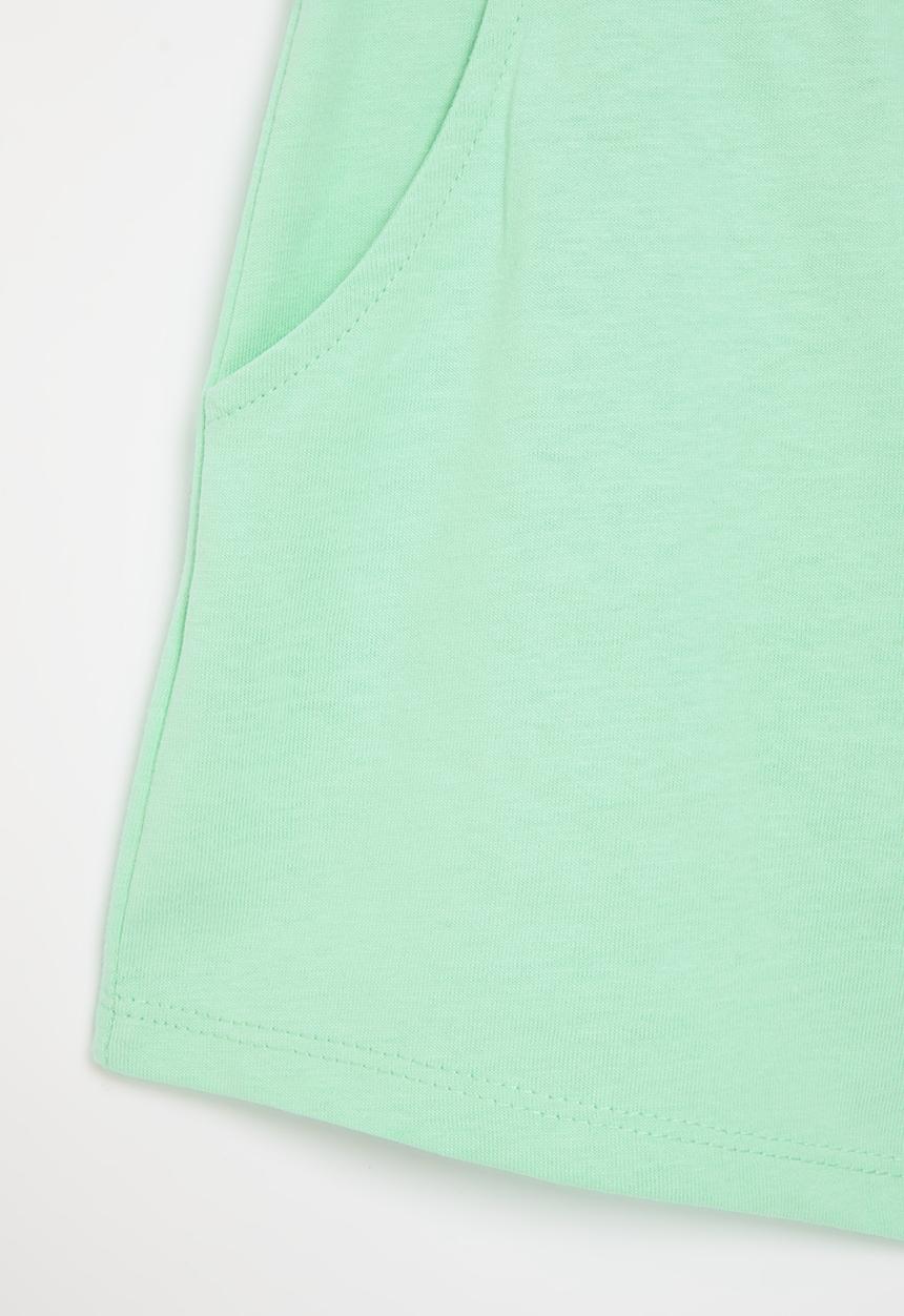 MINOTI - Girls mint basic jersey short - mint
