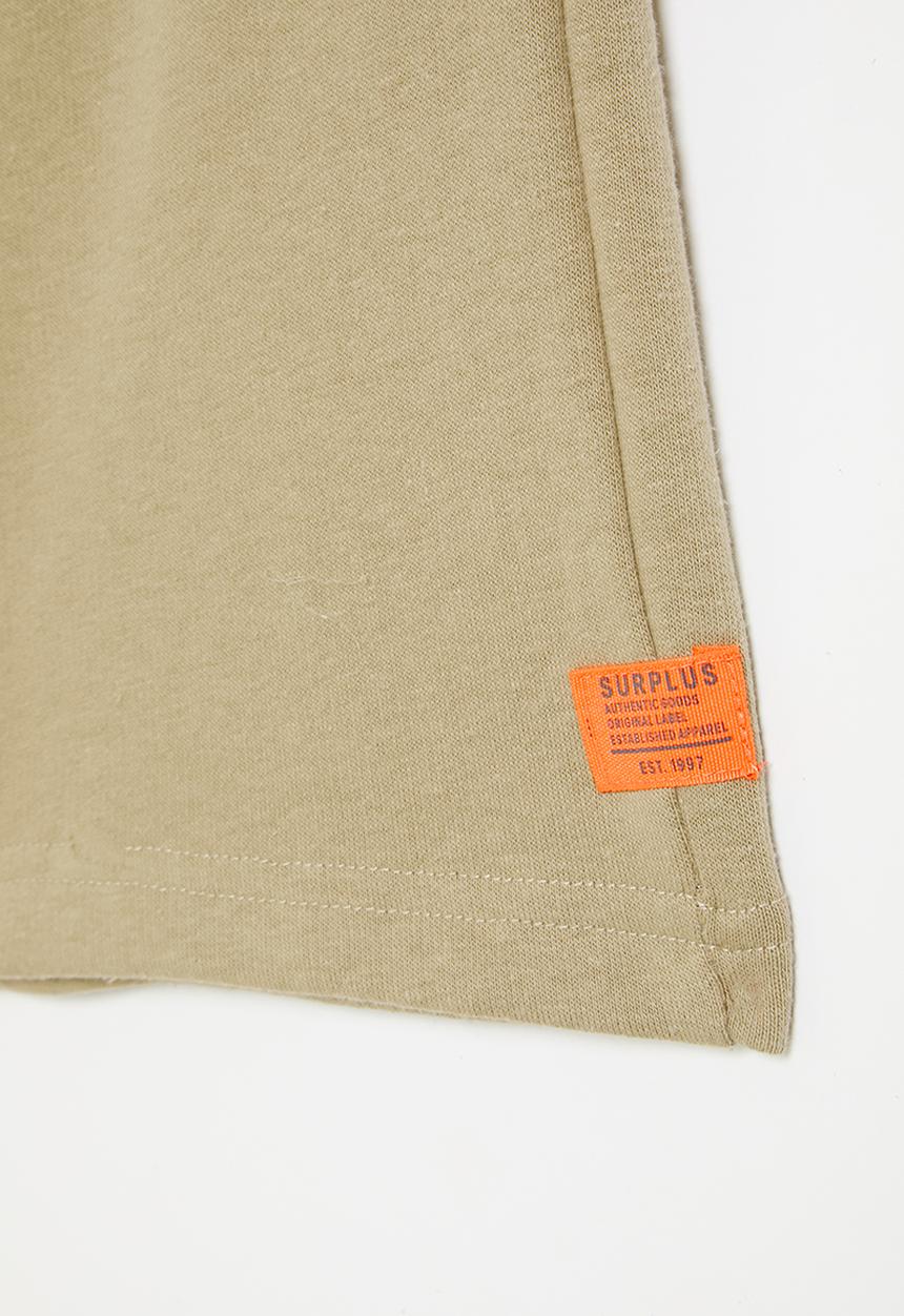 MINOTI - Structured fleece short - stone