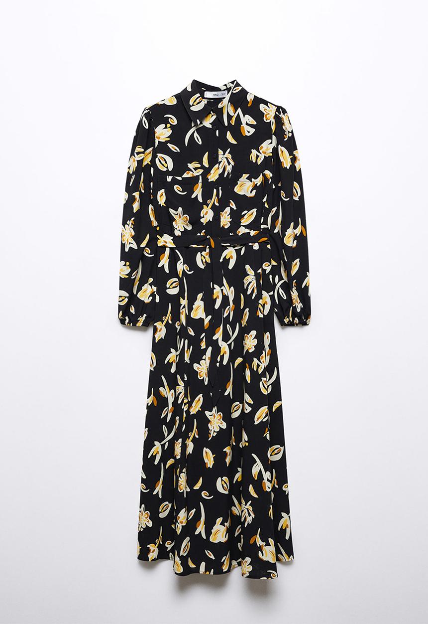 MANGO - Dress apple5 - black