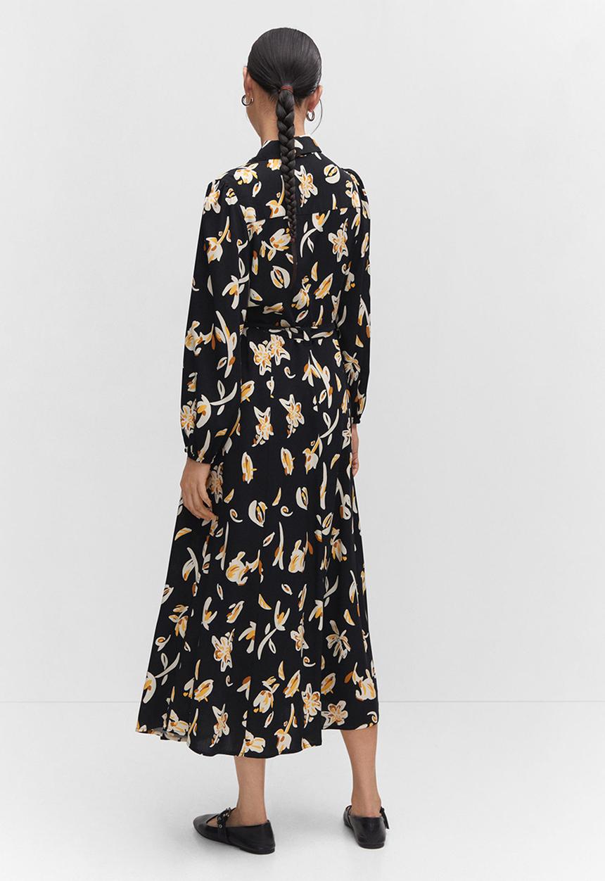 MANGO - Dress apple5 - black