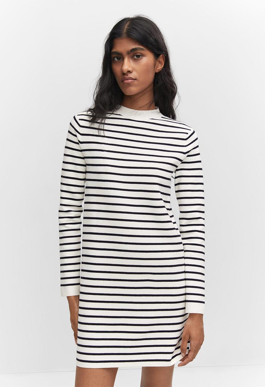 MANGO - Dress titus - light beige