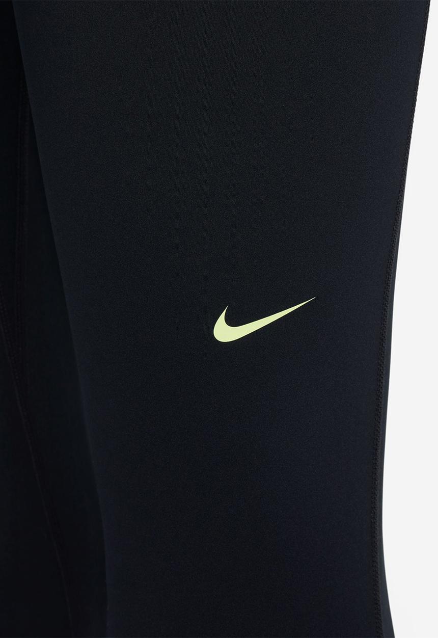Nike - W Np df mr tight nvty - black/black/lt lemon twist
