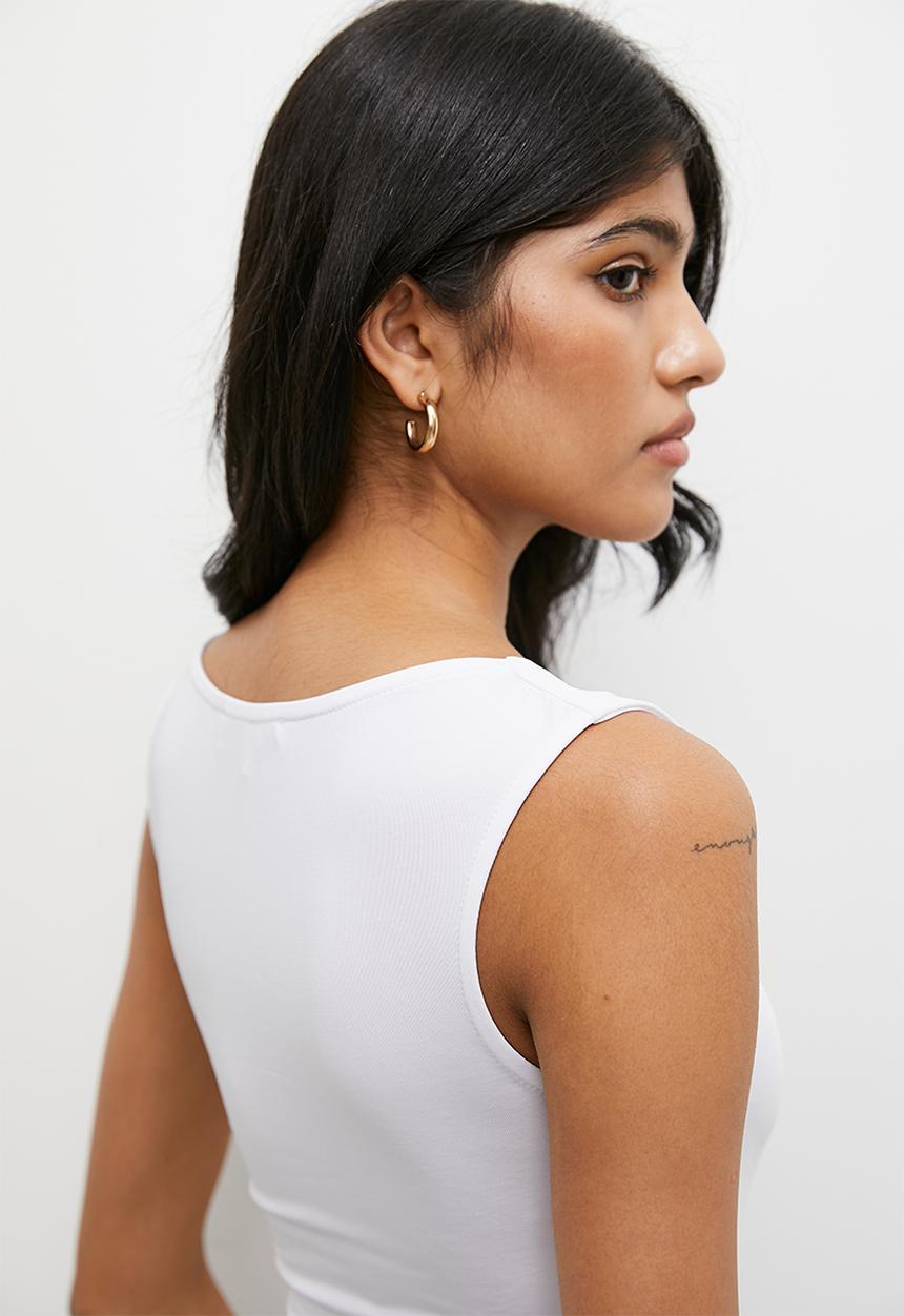 Superbalist - Asymmetrical vest - white 