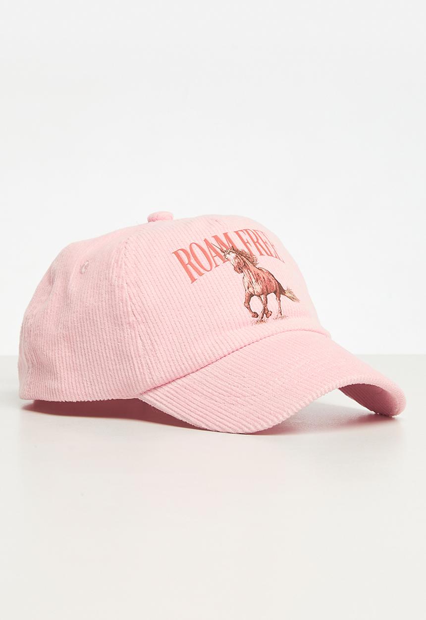 Cotton On - Kids dad cap - crystal pink/roam free