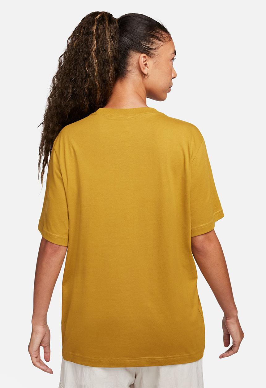 Nike - W Nsw tee essential lbr - bronzine & black