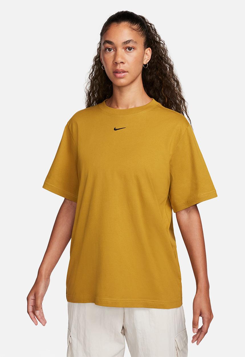 Nike - W Nsw tee essential lbr - bronzine & black