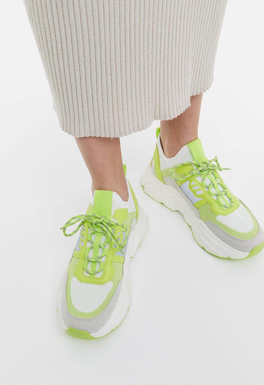 H&M - Chunky trainers - bright green