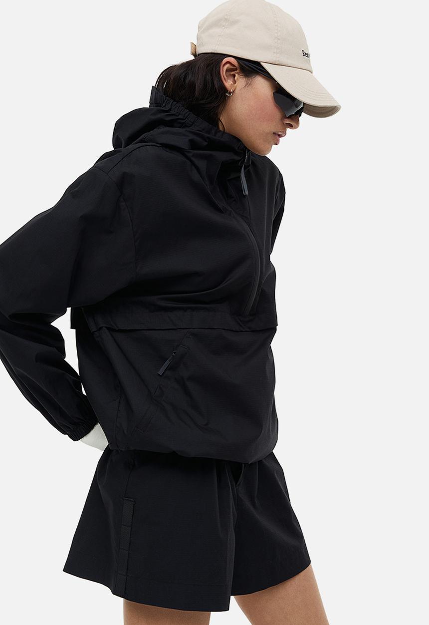 H&M - Water-repellent popover jacket - black