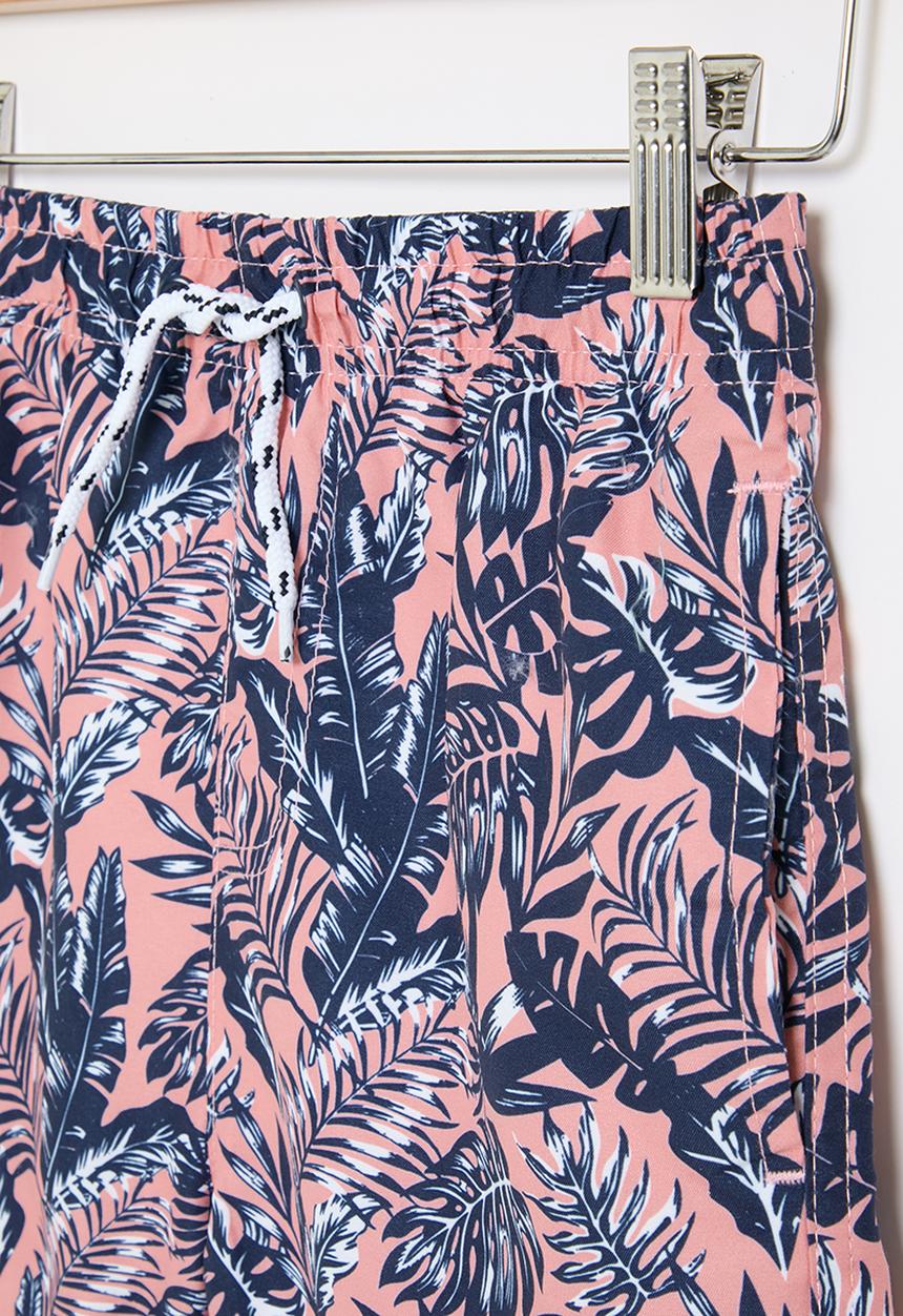 MINOTI - Board shorts - peach & navy