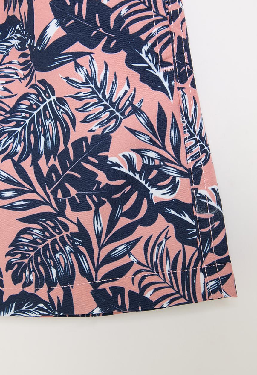 MINOTI - Board shorts - peach & navy