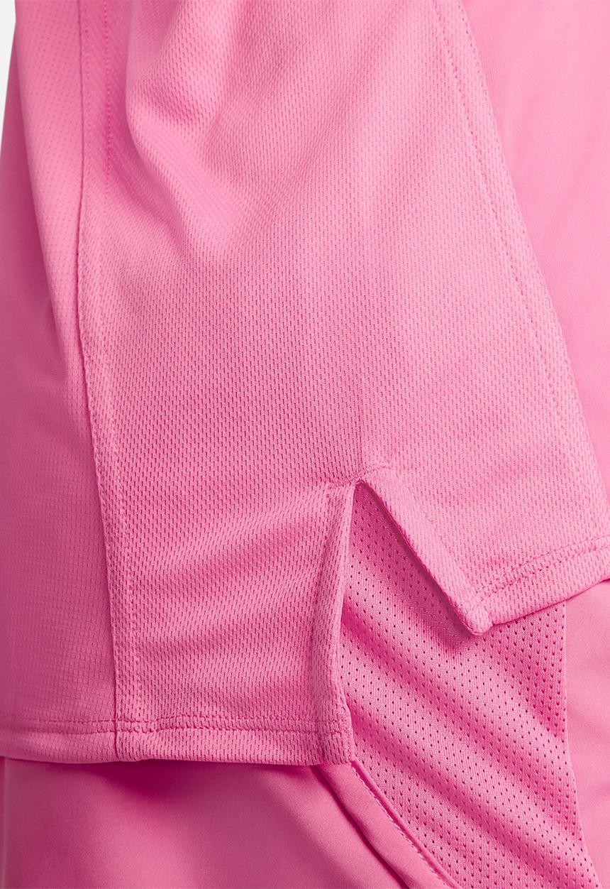 Nike - W nk fast df ss top - pinksicle/reflective silver