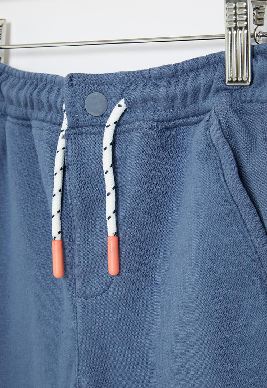 MINOTI - Structured fleece short - blue