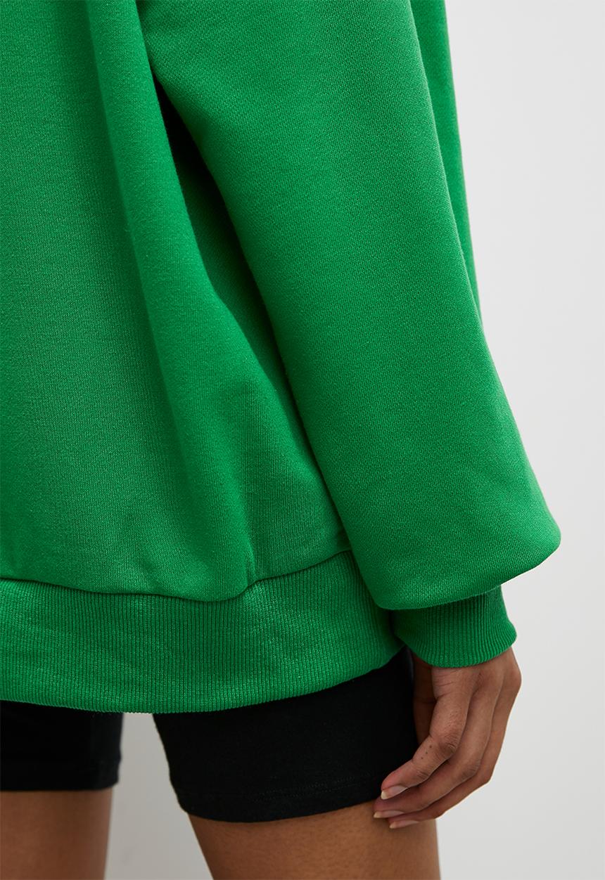 Superbalist - Half zip sweat - deep green