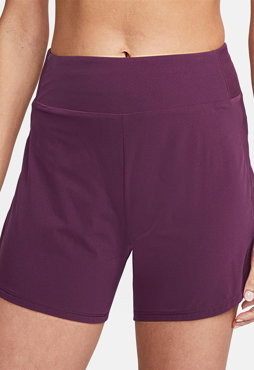 Nike - Nike Bliss 5-Inch Short - bordeaux/reflective silver