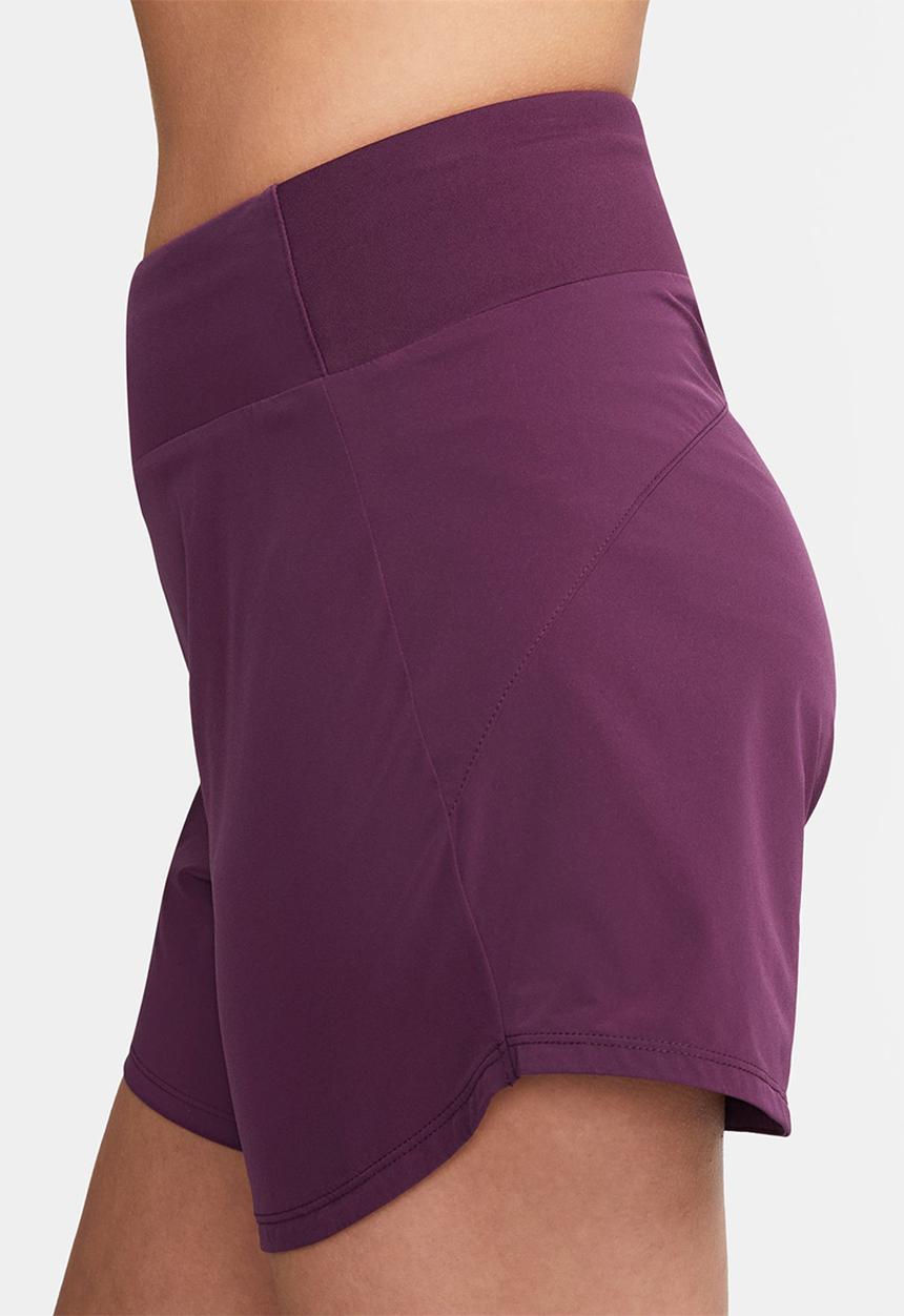 Nike - Nike Bliss 5-Inch Short - bordeaux/reflective silver