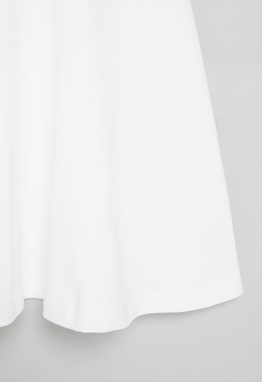 MINOTI - Pique vest dress - white