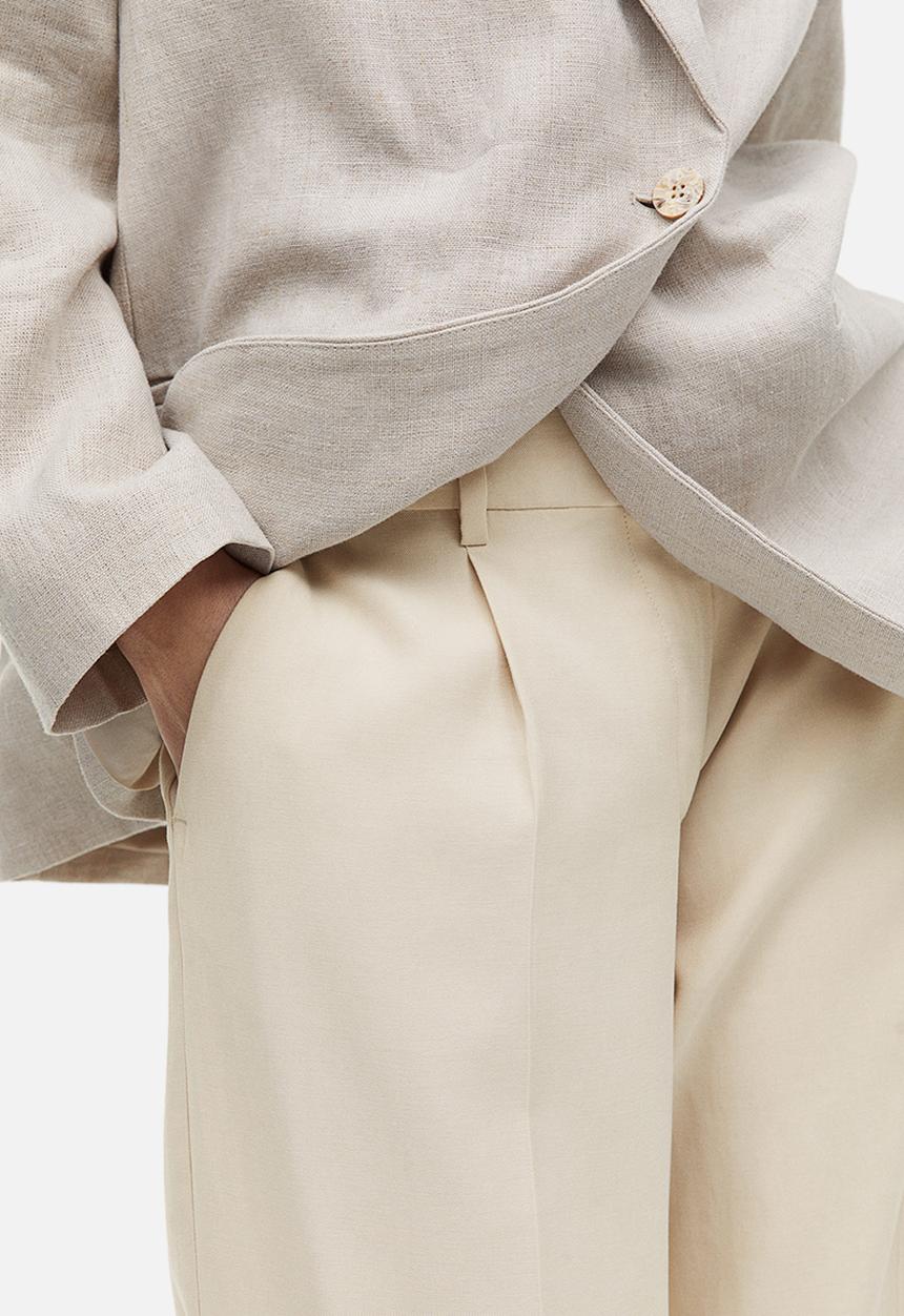 H&M - Tailored trousers - light beige