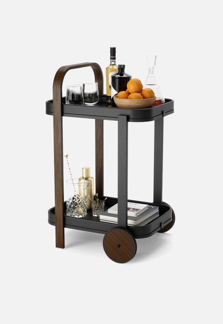 Umbra - Bellwood serving cart - black & walnut