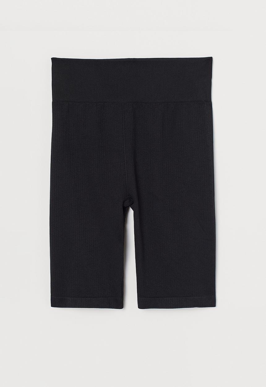 H&M - Seamless biker shorts - black