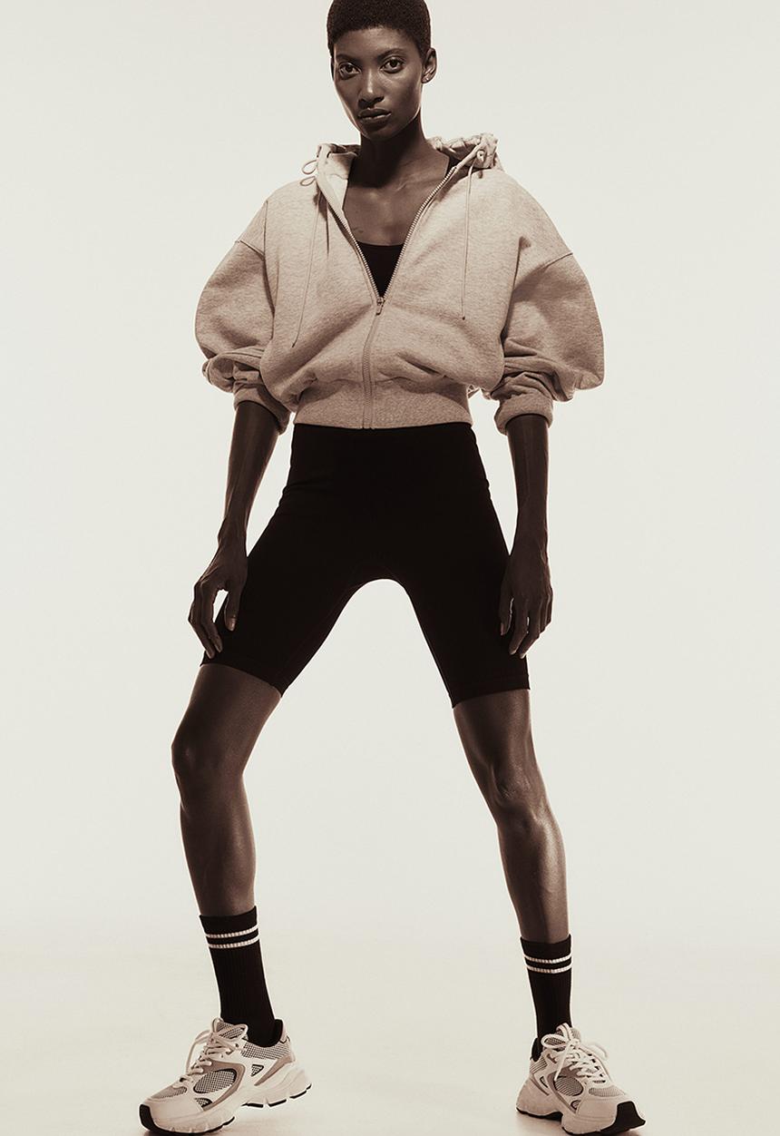 H&M - Seamless biker shorts - black